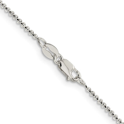 Sterlingsilber 1.4mm Diamantiert Erbs Halskette