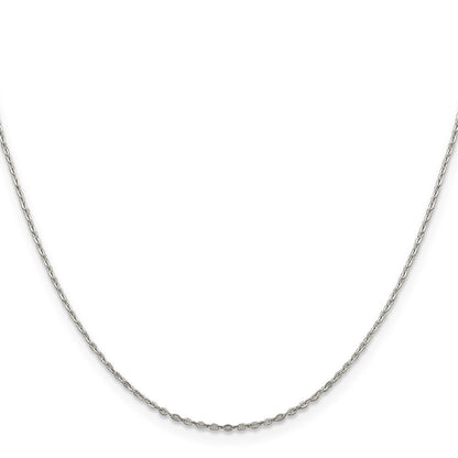 Sterlingsilber.5mm Flach Glieder Ankerkette Halskette