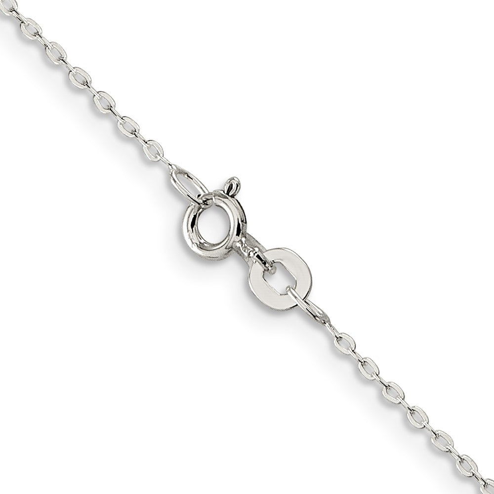 Sterlingsilber.5mm Flach Glieder Ankerkette Halskette