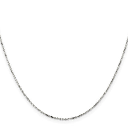 24 Zoll Sterlingsilber.95mm Diamantiert Forzantina Ankerkette Halskette