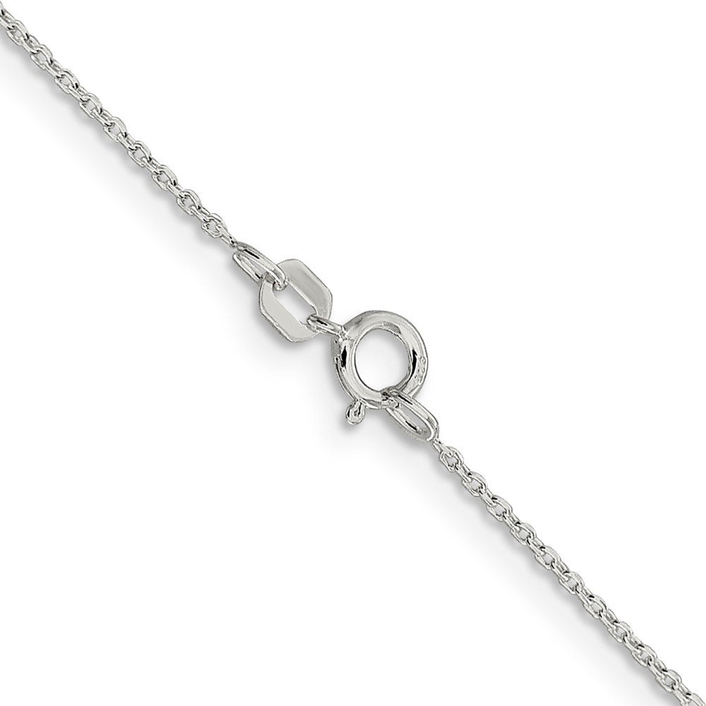 24 Zoll Sterlingsilber.95mm Diamantiert Forzantina Ankerkette Halskette