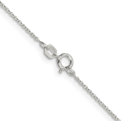 24 Zoll Sterlingsilber.95mm Diamantiert Forzantina Ankerkette Halskette