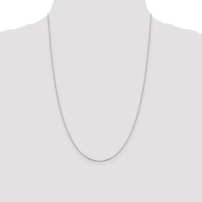 24 Zoll Sterlingsilber.95mm Diamantiert Forzantina Ankerkette Halskette