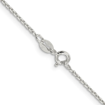 Sterlingsilber 1.4mm Diamantiert Forzantina Ankerkette Halskette