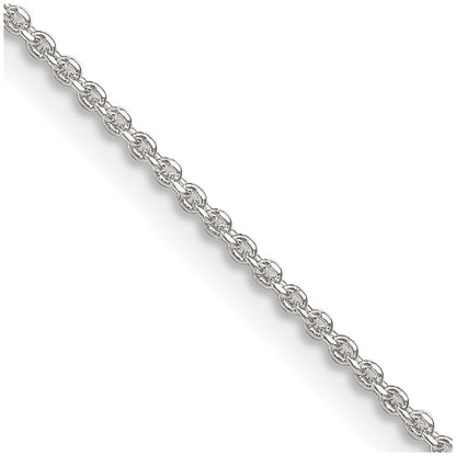 Sterlingsilber 1.4mm Diamantiert Forzantina Ankerkette Halskette