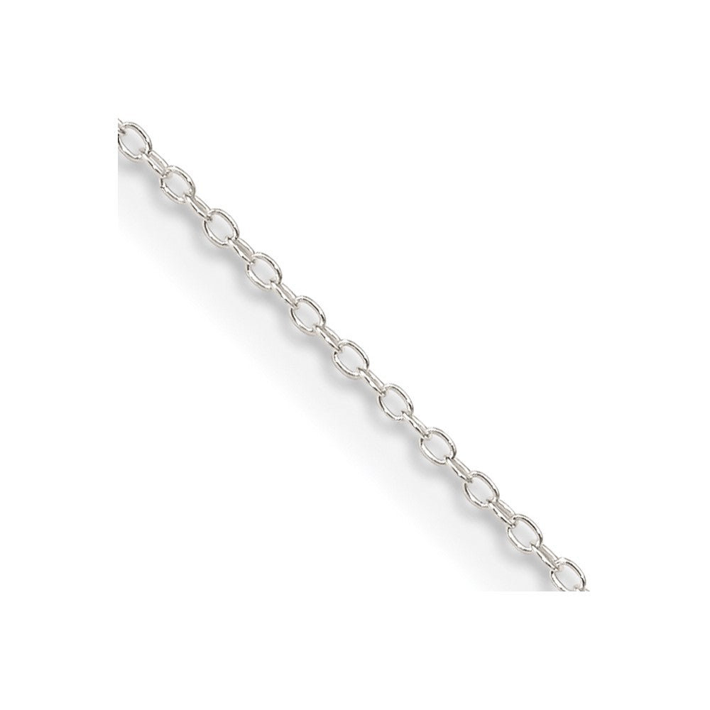 Sterlingsilber.95mm Forzantina Ankerkette Halskette