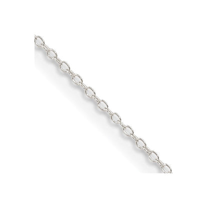 Sterlingsilber.95mm Forzantina Ankerkette Halskette