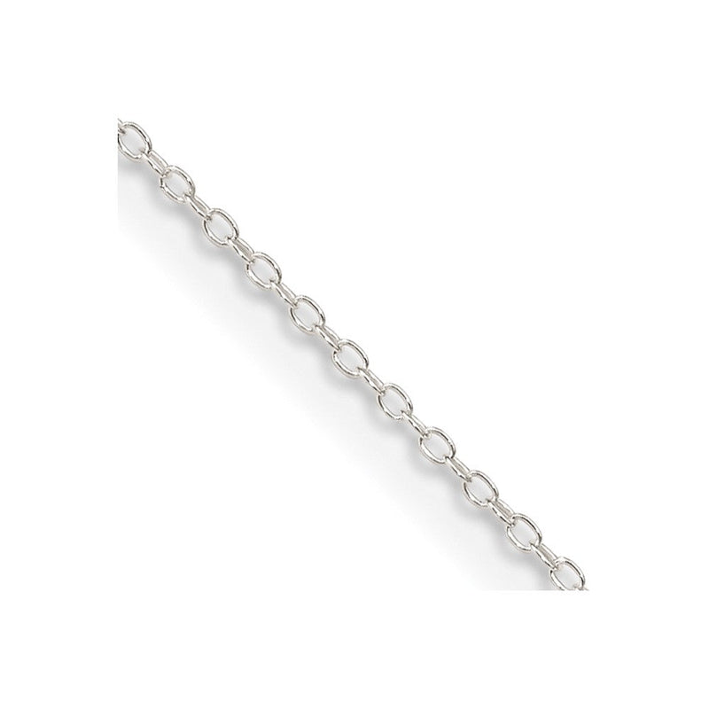 Sterlingsilber.95mm Forzantina Ankerkette Halskette