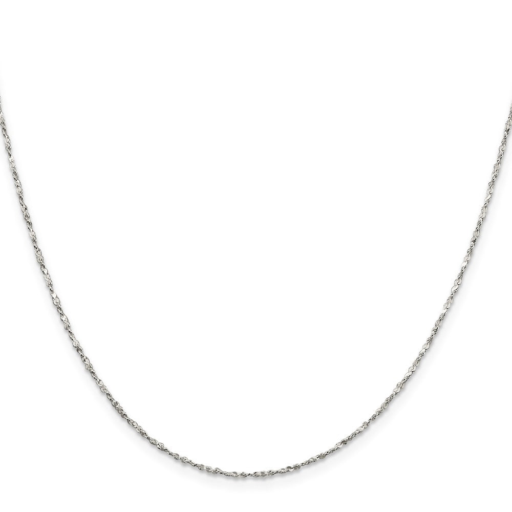 Sterlingsilber 1.4mm Gedreht Serpentine Halskette