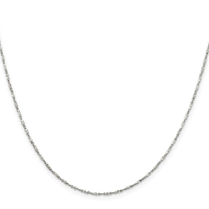 Sterlingsilber 1.4mm Gedreht Serpentine Halskette
