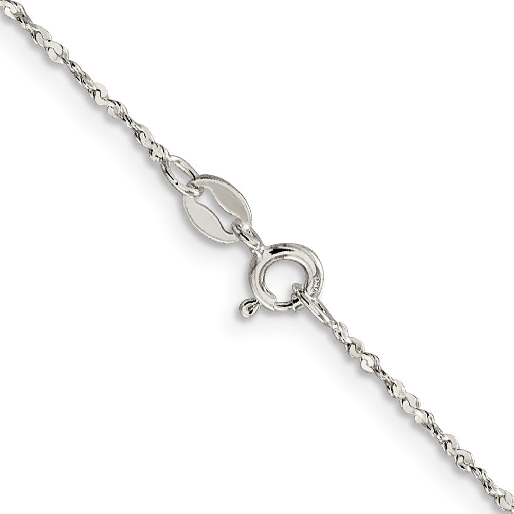 Sterlingsilber 1.4mm Gedreht Serpentine Halskette