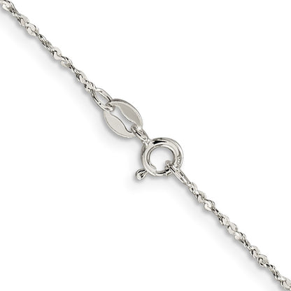 Sterlingsilber 1.4mm Gedreht Serpentine Halskette