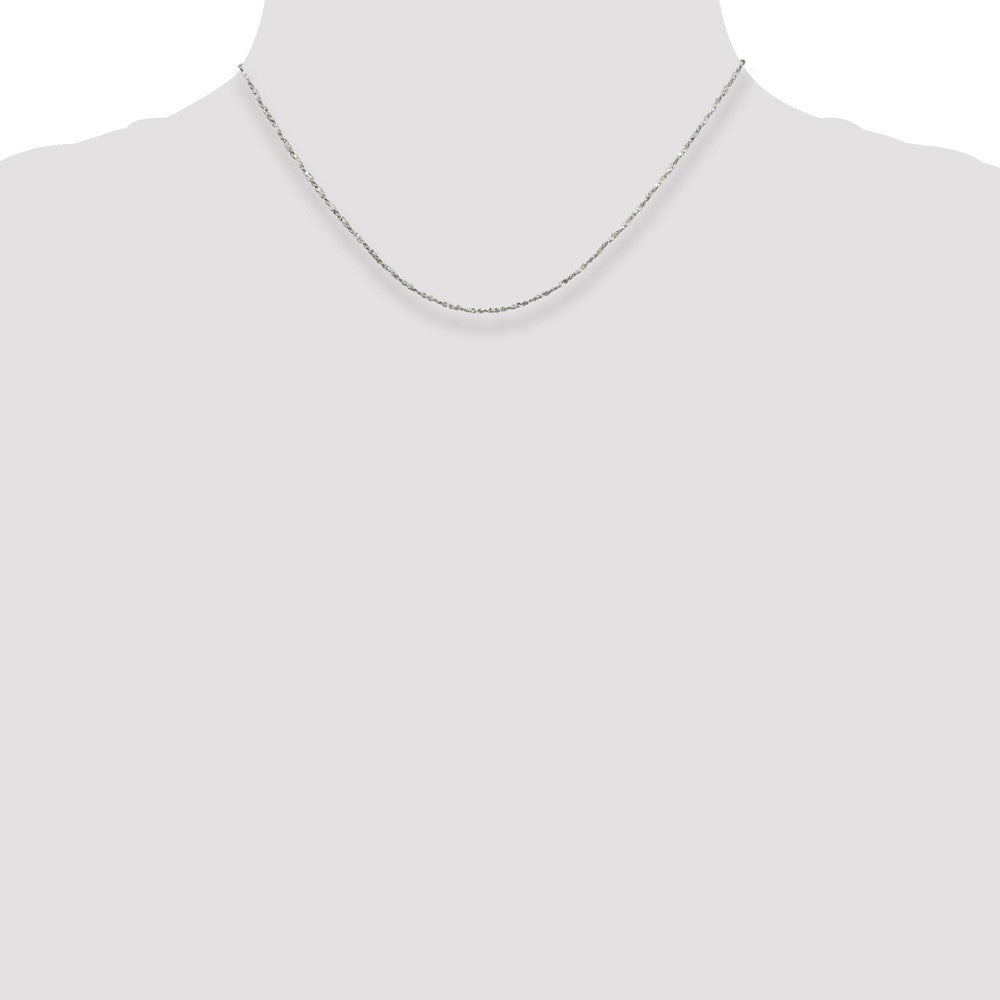 Sterlingsilber 1.4mm Gedreht Serpentine Halskette