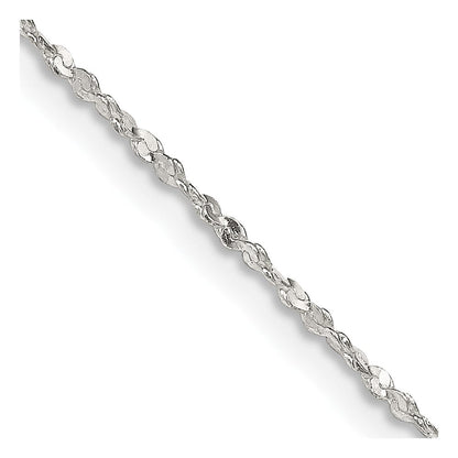 Sterlingsilber 1.4mm Gedreht Serpentine Halskette