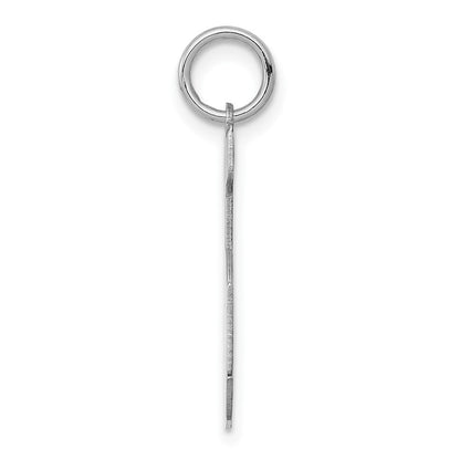 Sterlingsilber Silber/rhodiniert Poliert Zahl 5 Charm