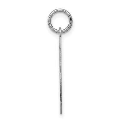 Sterlingsilber Silber/rhodiniert Poliert Zahl 8 Charm