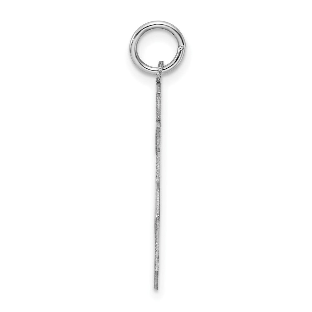 Sterlingsilber Silber/rhodiniert Poliert Zahl 25 Charm