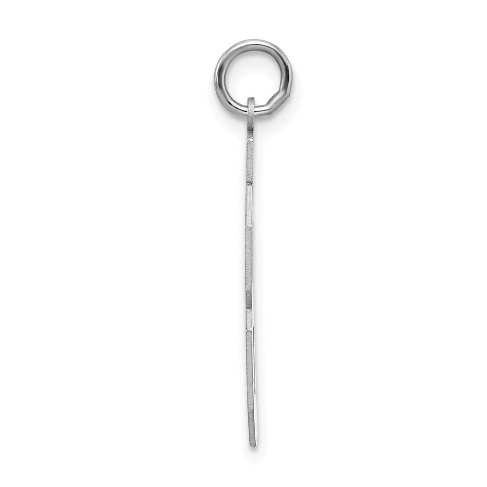Sterlingsilber Silber/rhodiniert Poliert Zahl 48 Charm