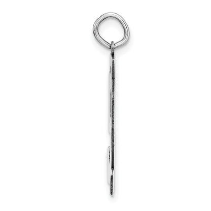 Sterlingsilber Silber/rhodiniert Poliert Zahl 52 Charm