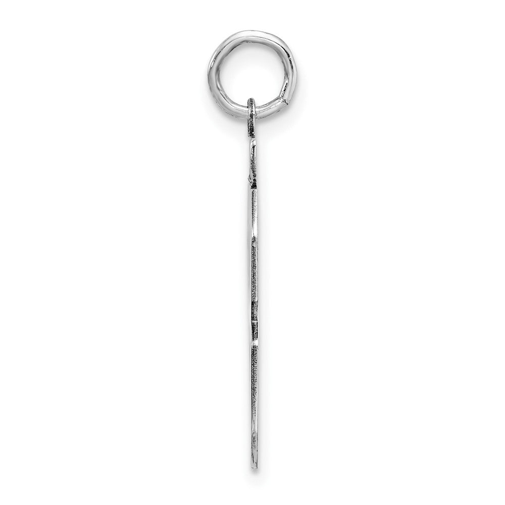 Sterlingsilber Silber/rhodiniert Poliert Zahl 58 Charm