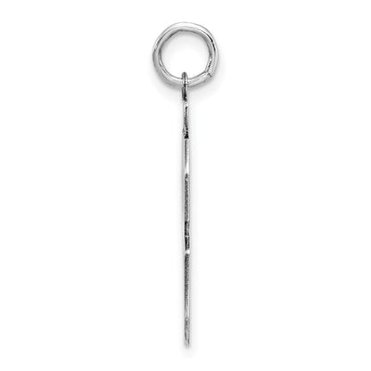 Sterlingsilber Silber/rhodiniert Poliert Zahl 58 Charm