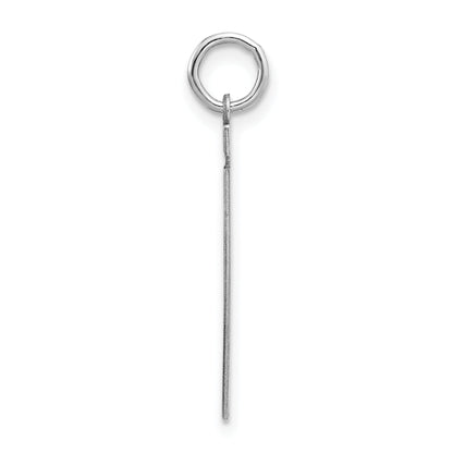 Sterlingsilber Silber/rhodiniert Poliert Zahl 97 Charm