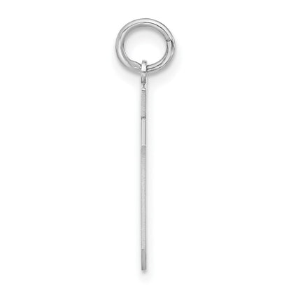 Sterlingsilber Poliert & Lasergeschnitten Mittel Zahl 05 mit Oberteil Charm