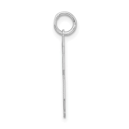 Sterlingsilber Silber/rhodiniert Satiniert Zahl 28 Charm