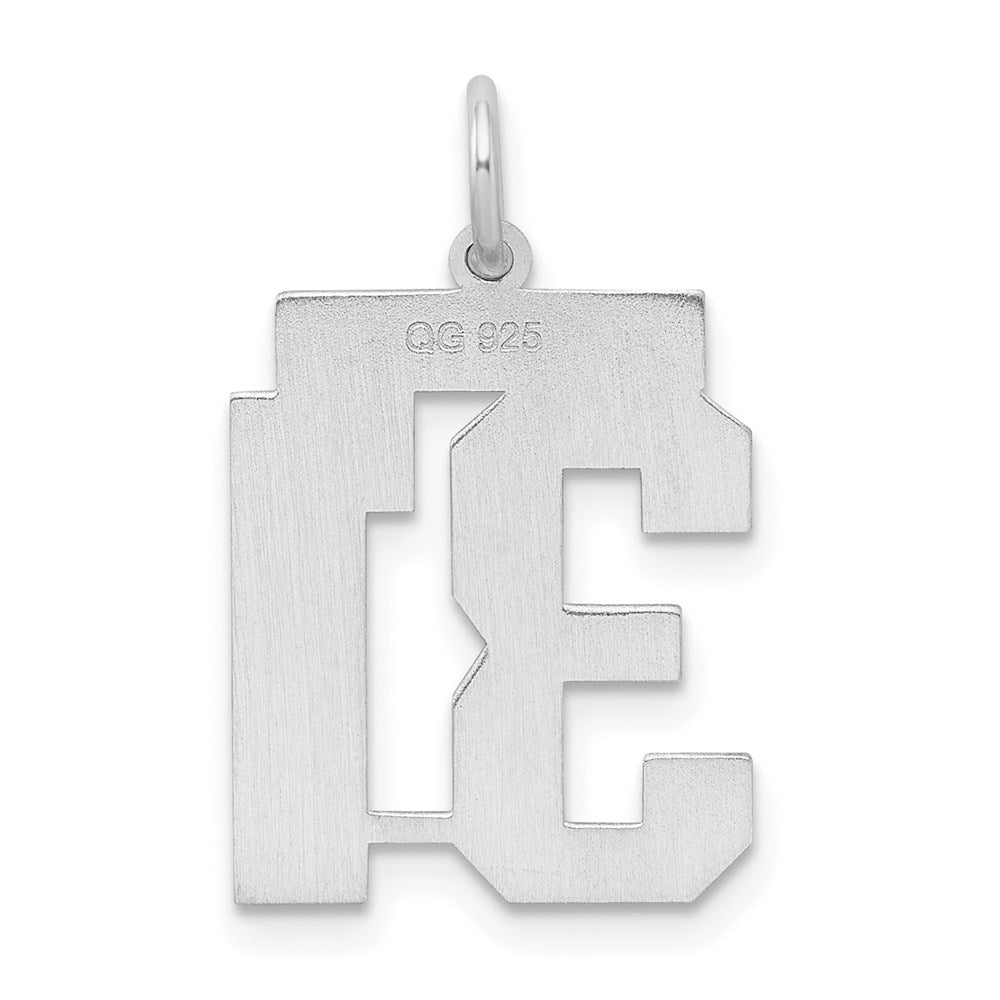 Sterlingsilber Silber/rhodiniert Satiniert Zahl 31 Charm