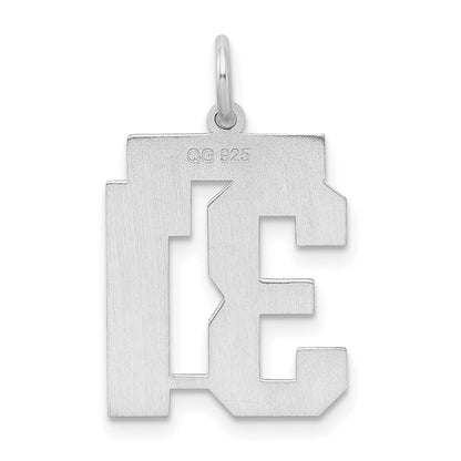 Sterlingsilber Silber/rhodiniert Satiniert Zahl 31 Charm