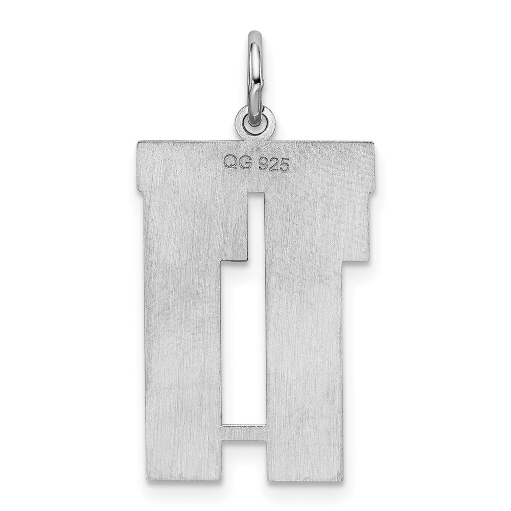 Sterlingsilber Silber/rhodiniert Satiniert Zahl 11 Charm