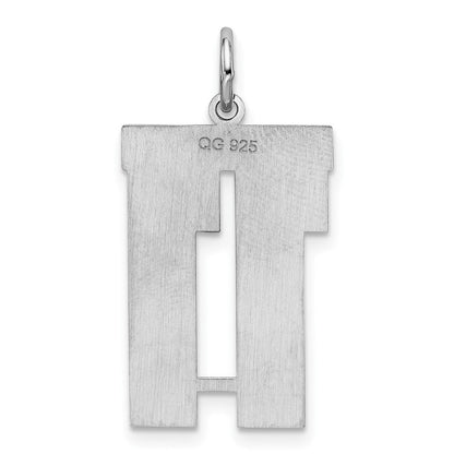 Sterlingsilber Silber/rhodiniert Satiniert Zahl 11 Charm