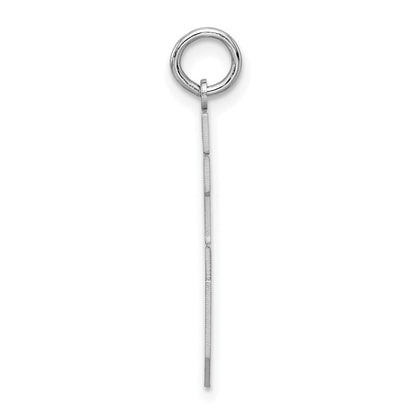 Sterlingsilber Silber/rhodiniert Satiniert Zahl 95 Charm