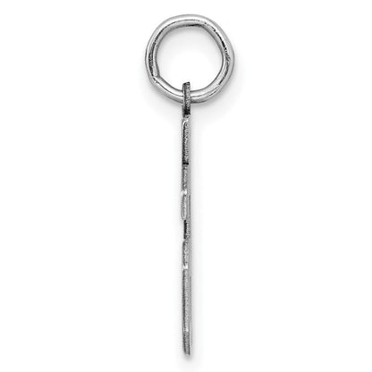 Sterlingsilber Silber/rhodiniert Satiniert Zahl 36 Charm