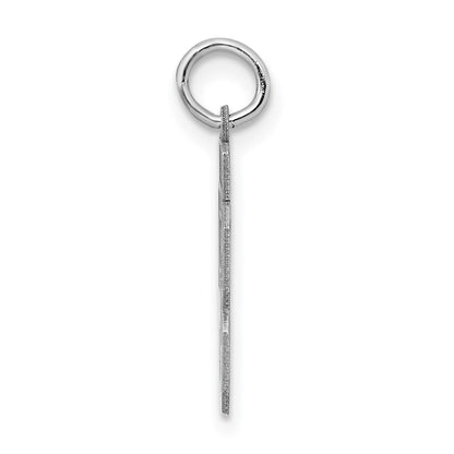 Sterlingsilber Silber/rhodiniert Satiniert Zahl 53 Charm