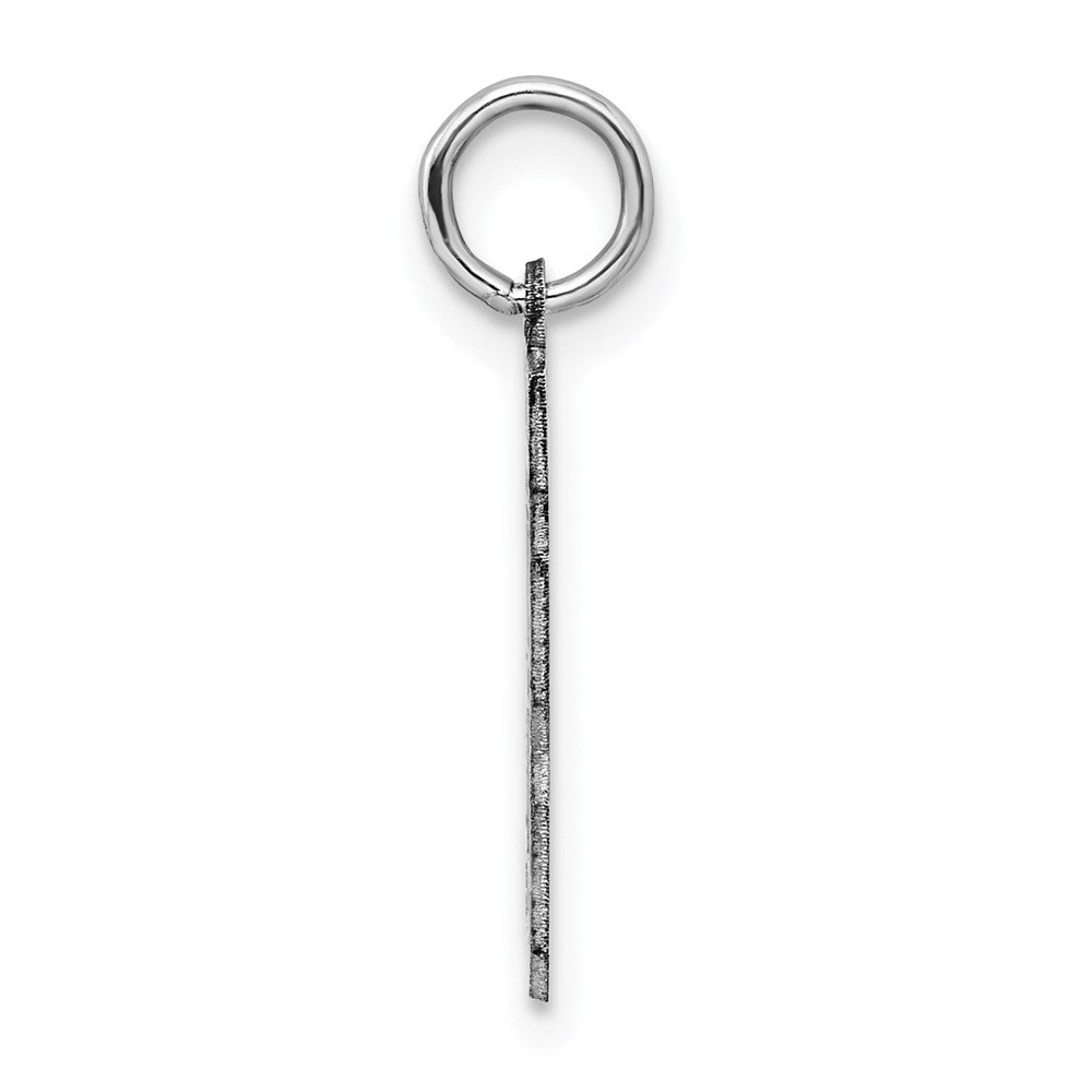 Sterlingsilber Silber/rhodiniert Satiniert Zahl 83 Charm