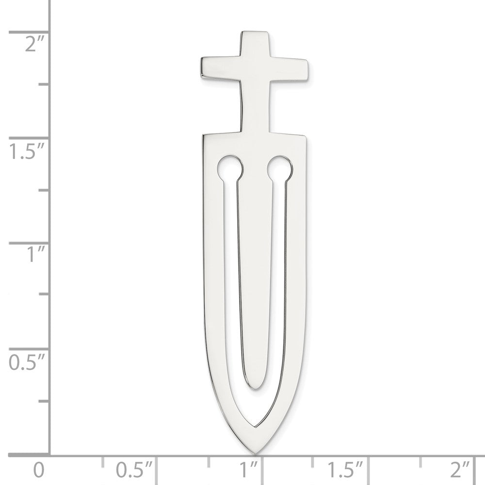 Sterlingsilber Kreuz Book Mark