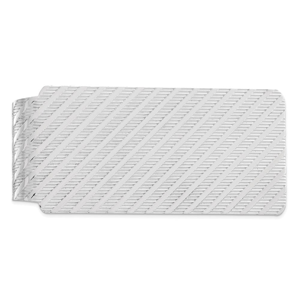 Sterlingsilber Rhodiniert Geldklammer