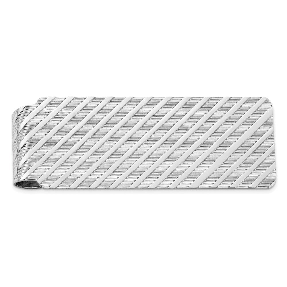 Sterlingsilber Rhodiniert Geldklammer