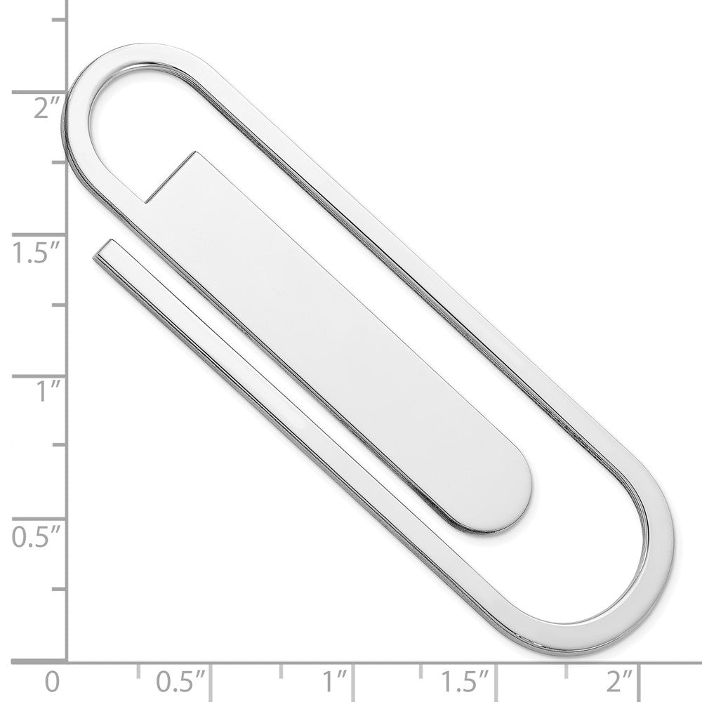 Sterlingsilber Paper Klammer Geformt Book Mark / Geld