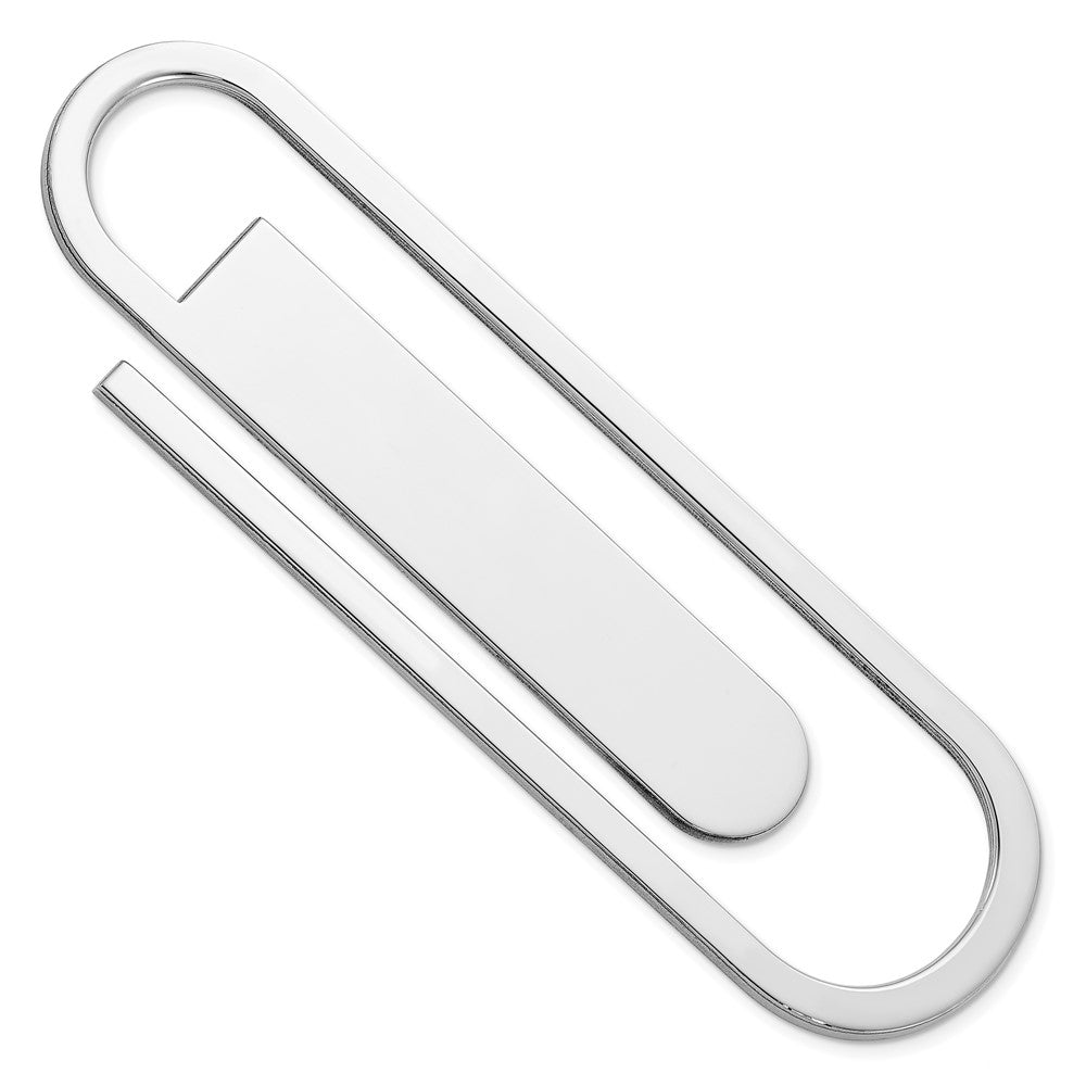 Sterlingsilber Paper Klammer Geformt Book Mark / Geld