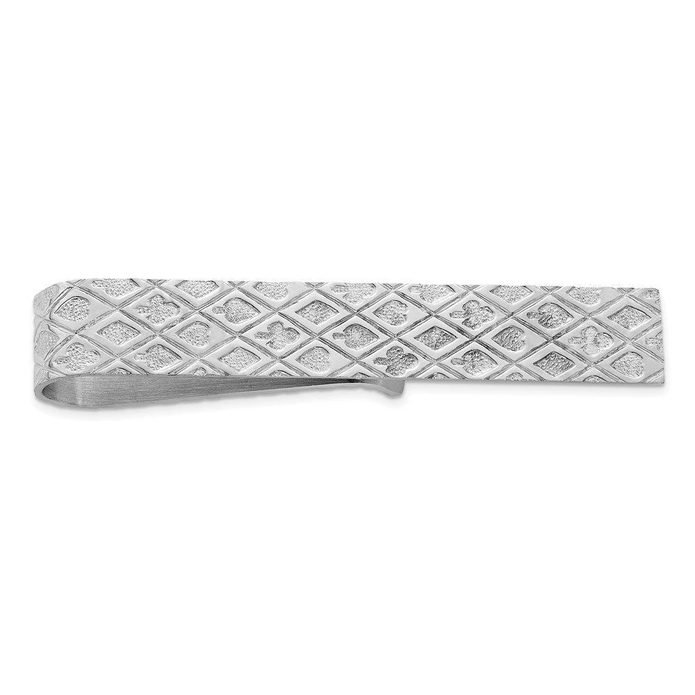 Sterlingsilber Rhodiniert Krawatten Stab