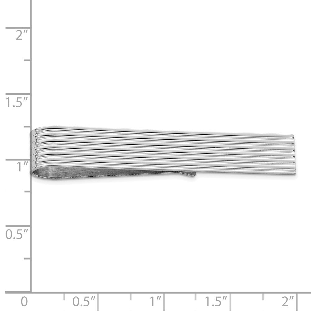 Sterlingsilber Rhodiniert Krawatten Stab