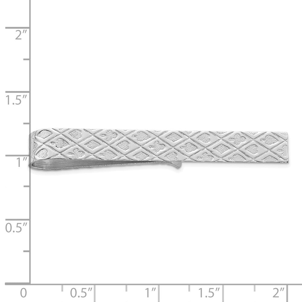 Sterlingsilber Rhodiniert Krawatten Stab