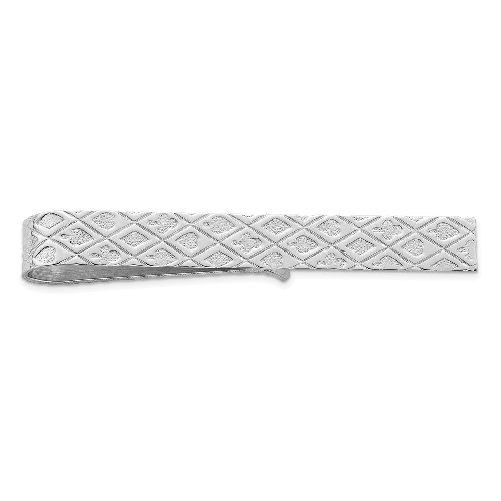 Sterlingsilber Rhodiniert Krawatten Stab