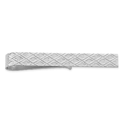 Sterlingsilber Rhodiniert Krawatten Stab