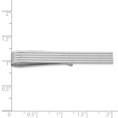 Sterlingsilber Rhodiniert Krawatten Stab