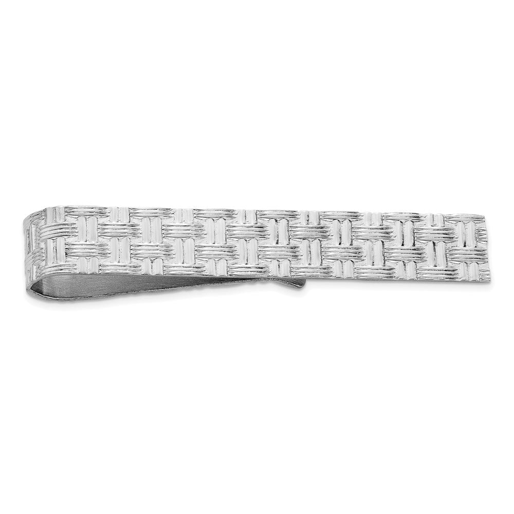Sterlingsilber Rhodiniert Krawatten Stab
