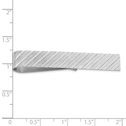 Sterlingsilber Rhodiniert Krawatten Stab