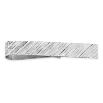 Sterlingsilber Rhodiniert Krawatten Stab